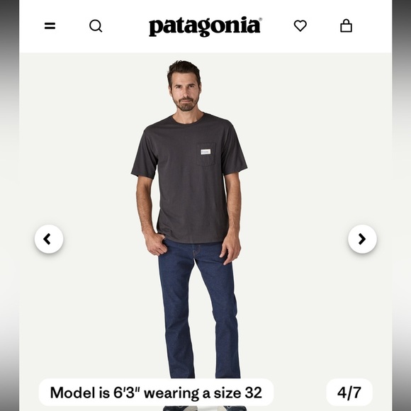 Patagonia Jeans - Mens Straight Fit 34x30 - Picture 1 of 6